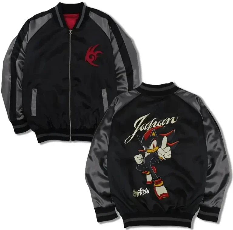 Sonic The Hedgehog – Shadow Embroidered Sukajan by Cospa