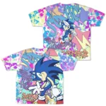 Sonic the Hedgehog Double-sided Full Graphic T-Shirt Graffiti Ver. by Cospa