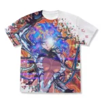 The Ghost in the Shell – TGITS Motoko Kusanagi Full Graphic T-Shirt (White | Size L) by Cospa