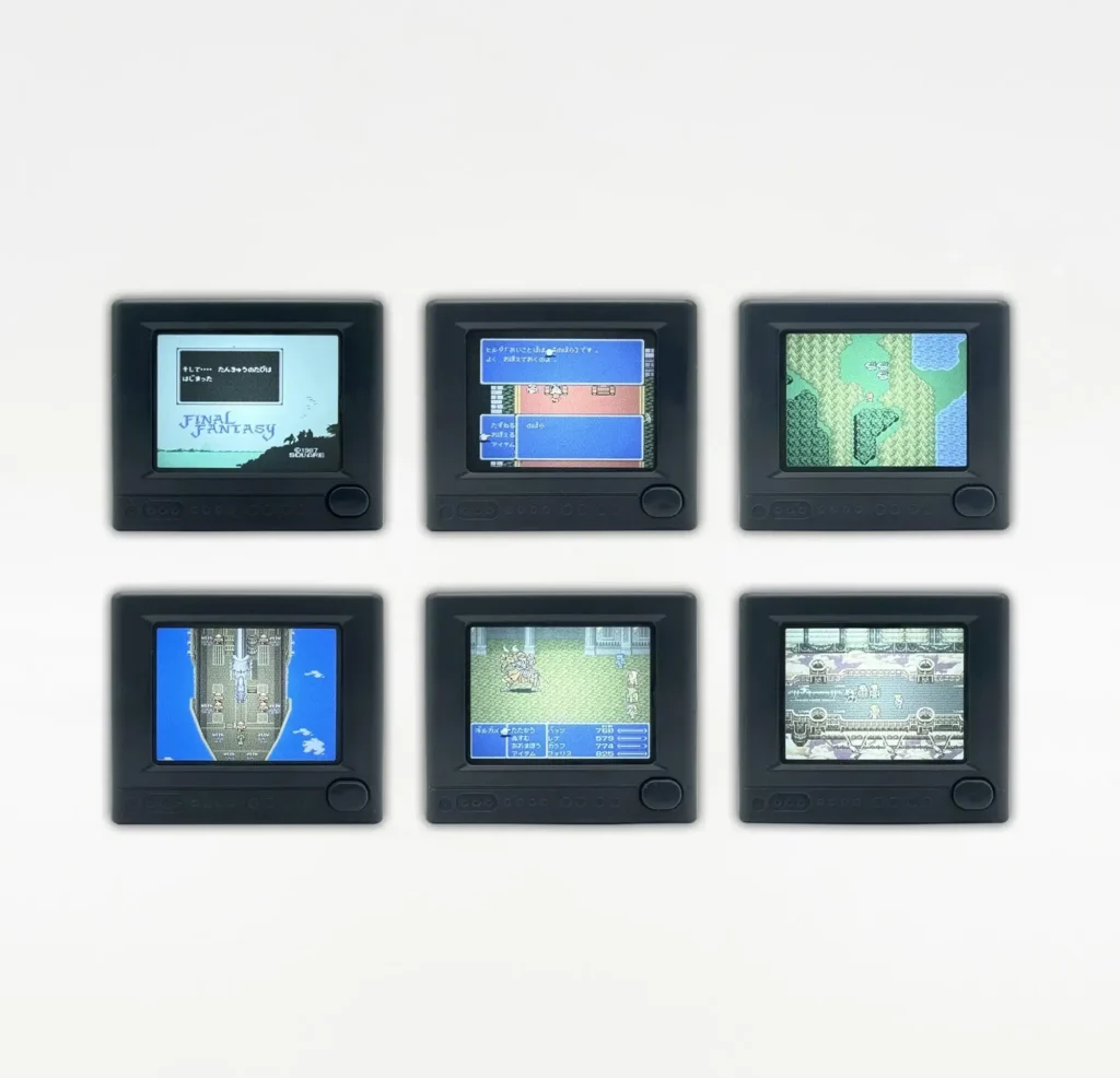 Final Fantasy Series – Mini Melody TV (Set of 6 Pieces)